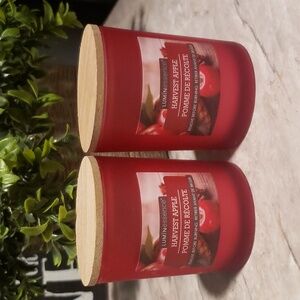 Luminescence Harvest Apple 🍎 Scent Candles. New. Bundle of two.